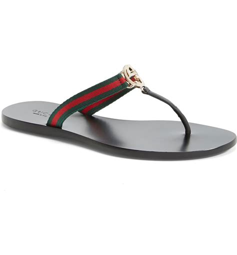 gucci flip flops women's nordstrom